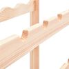 vidaXL Vinstativ for 20 flasker furu