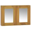 vidaXL Speilskap 60x10x40 cm heltre teak