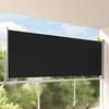 vidaXL Uttrekkbar sidemarkise 140 x 300 cm svart