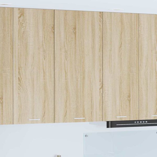 vidaXL Hengende skap med lagring Sonoma eik og hvit 50 x 31 x 100 cm