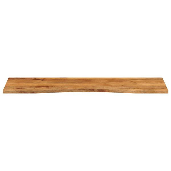 vidaXL Skrivebordsplate med kurve 160x50x2,5 cm heltre grovt mangotre