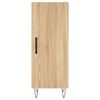 vidaXL Highboard sonoma eik 34,5x34x180 cm konstruert tre