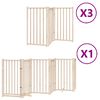 vidaXL Hundeport sammenleggbar 15 paneler 750 cm poppeltre