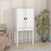 vidaXL Highboard hvit 60x40x120 cm heltre furu
