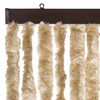 vidaXL Insektgardin beige 56x200 cm chenille