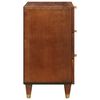 vidaXL Nattbord med skuff 50 x 33 x 62 cm Massiv mango tre