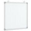 vidaXL Magnetisk tavle 40x40x1,7 cm aluminium
