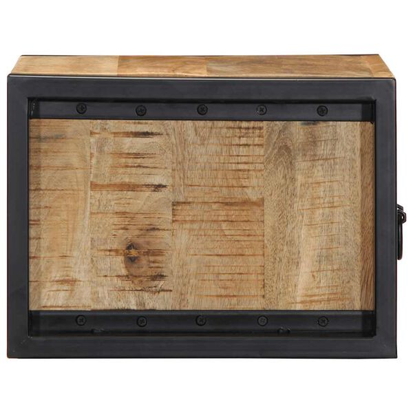 vidaXL Nattbord 2 stk 40x35x25 cm grovt heltre mangotre