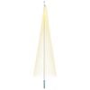 vidaXL Juletrebelysning med spyd og flaggstang 500 cm 1632 LED-lys