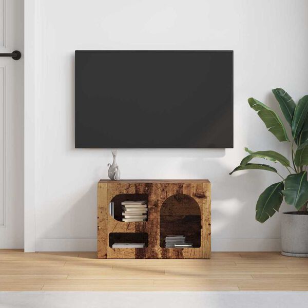 vidaXL TV-skap Gammelt tre 60 x 35 x 40 cm Konstruert tre