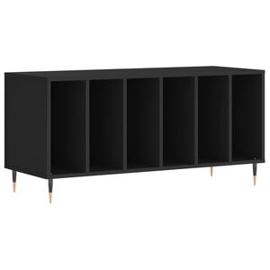 vidaXL Hifi-benk svart 100x38x48 cm konstruert tre