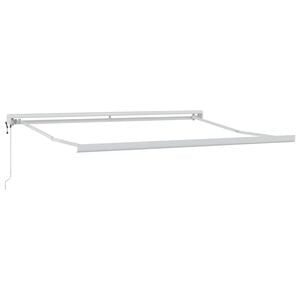 vidaXL Markiseramme Hvit 300 x 250 cm Aluminium