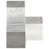 vidaXL Stolpesko 4 stk Y-form galvanisert metall 101x101 mm