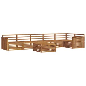 vidaXL Utend&oslash;rs sofa-sett 7 pcs Naturlig