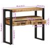 vidaXL Konsollbord med skuff Brun 90 x 33 x 75 cm Massiv mango tre