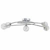 vidaXL Taklampe med nettingskjermer for 5 G9 LED-lys
