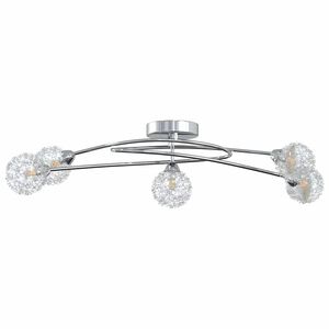vidaXL Taklampe med nettingskjermer for 5 G9 LED-lys
