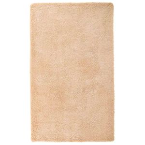 vidaXL Flossteppe med lang luv NAVARRA beige 60x100 cm polyester