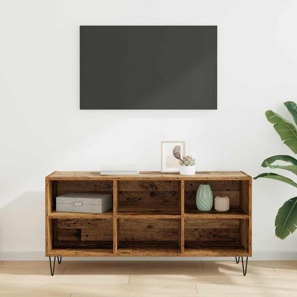vidaXL TV-skap Gamle tre 103,5 x 30 x 50 cm Konstruert tre