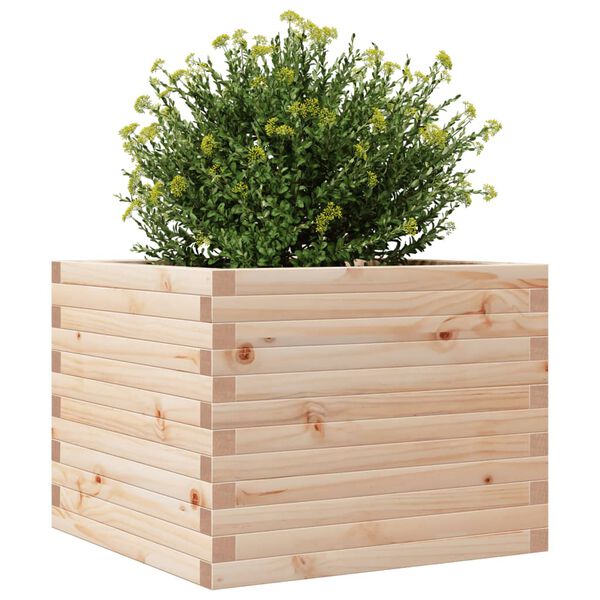 vidaXL Plantekasse 60x60x46 cm heltre furu