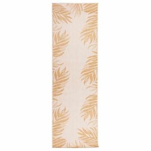 vidaXL Utend&oslash;rs flatvevd teppe 80x250 cm bladm&oslash;nster