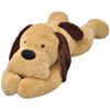 vidaXL Lekehund i plysj brun 120 cm