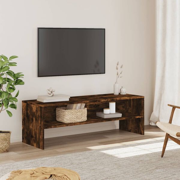 vidaXL TV-benk r&oslash;kt eik 120x40x40 cm konstruert tre