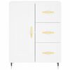 vidaXL Highboard hvit 69,5x34x180 cm konstruert tre