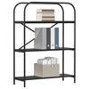 vidaXL Bokhylle Svart Eik 80 x 30 x 109 cm Konstruert tre
