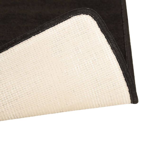 vidaXL Soveromstepper 3 stk tykk lugg svart