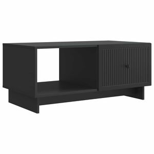 vidaXL Kaffebord Svart 90 x 50 x 40 cm Konstruert tre