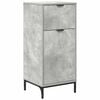 vidaXL Baderomsskap Betonggr&aring; 39,5 x 36 x 88 cm Konstruert tre, Metall