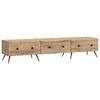 vidaXL TV-skap med skuff Artisan eik 147 x 34,5 x 30 cm Konstruert tre