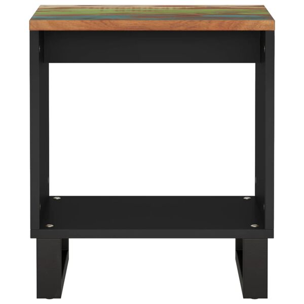 vidaXL Salongbord 40x31x46 cm gjenvunnet heltre og konstruert tre