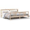 vidaXL Sengeramme med hodegavl 180x200 cm heltre furu
