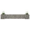 vidaXL Gabion plantekasse H-formet st&aring;ltr&aring;d 260x40x40 cm