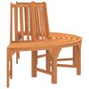 vidaXL Halvrund trebenk &Oslash;208 cm heltre eukalyptus