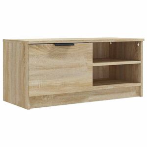 vidaXL TV-benk sonoma eik 80x35x36,5 cm konstruert tre