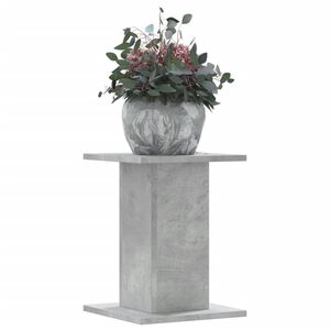 vidaXL Plantestativer 2 stk betonggr&aring; 30x30x40 cm konstruert tre