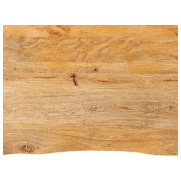 vidaXL Bordplate naturlig kant 90x60x3,8 cm heltre mango