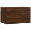 vidaXL Veggskap brun eik 60x36,5x35 cm konstruert tre