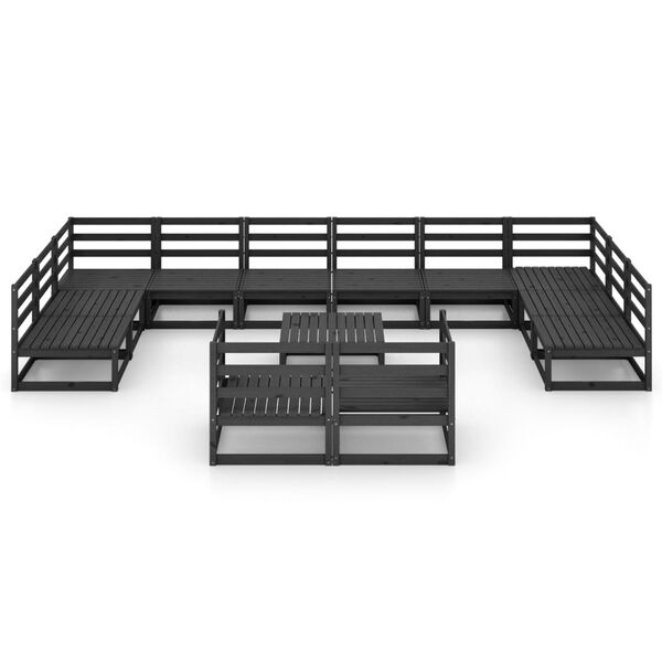 vidaXL Hagesofagruppe 13 deler heltre furu