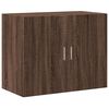 vidaXL Highboard brun eik 80x42,5x249 cm konstruert tre