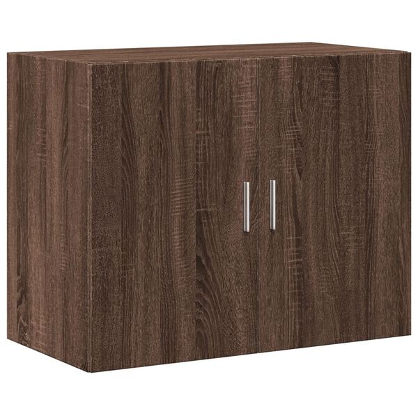 vidaXL Highboard brun eik 80x42,5x249 cm konstruert tre