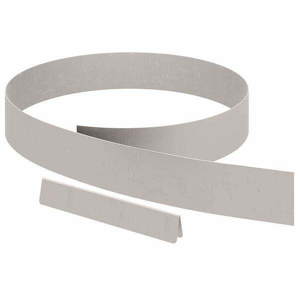 vidaXL Gjerdekant Rusten 450 x 0.05 x 15 cm Cortenst&aring;l