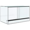 vidaXL Terrarium med lagring Gjennomsiktig 50 x 30 x 30 cm Glass