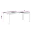 vidaXL Hagespisegruppe 4 deler heltre teak