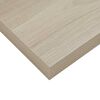 vidaXL Flytende vegghylle eik 120x23,5x3,8 cm MDF