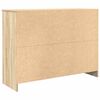 vidaXL Skjenk med skuff sonoma eik 101x35x76 cm konstruert tre