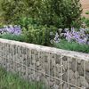vidaXL Gabion høybed galvanisert stål 500x100x20 cm